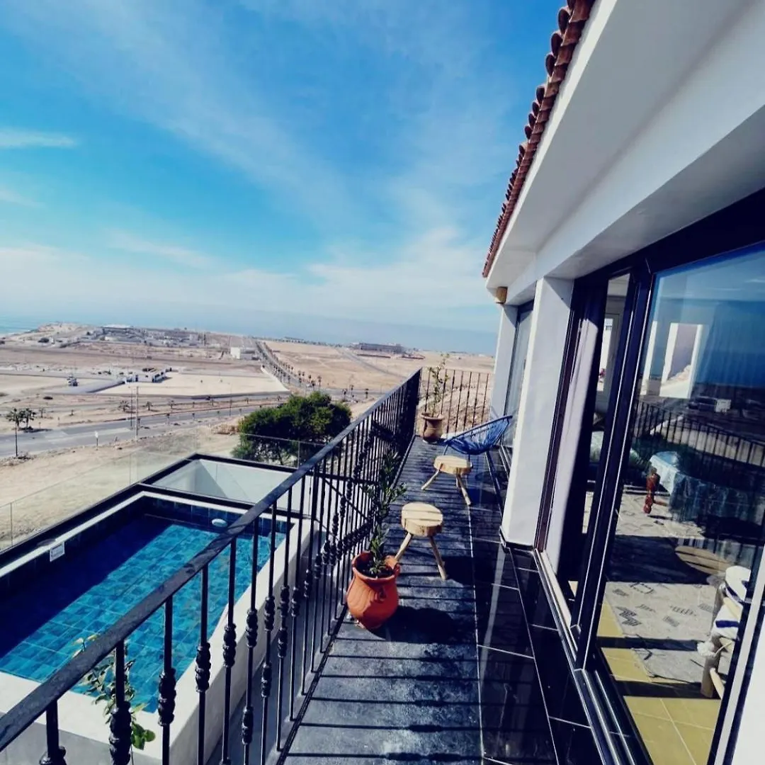 Villa Vue Mer Tamraght Avec Piscine Et Terrasses 15 Lits Agadir